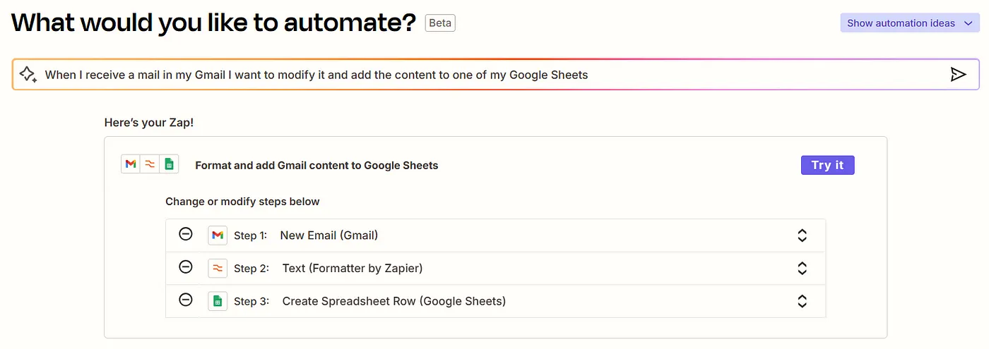 Power of Zapier AI